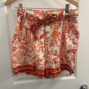 Rachel Zoe Linen Shorts Sz XL